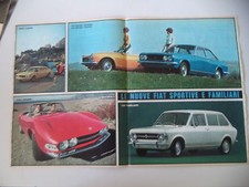 advertising Pubblicità 1969 FIAT DINO COUPE'/SPIDER/124 SPORT SPIDER/COUPE'