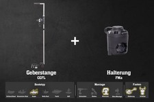 Set: Fasten Geberstange