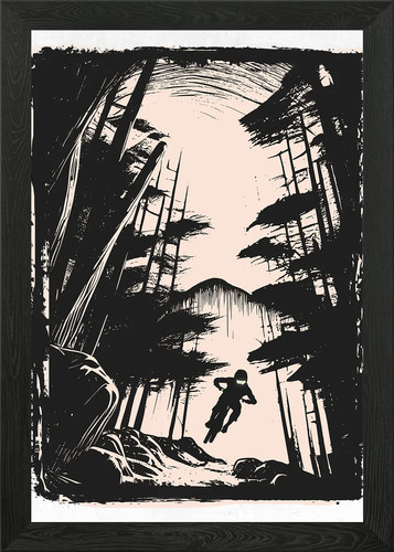 Poster arte parete - , cornice