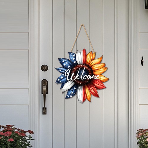 Girasole benvenuto porta - di,