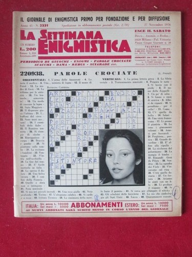 Settimana enigmistica 2331 - enigmistica,