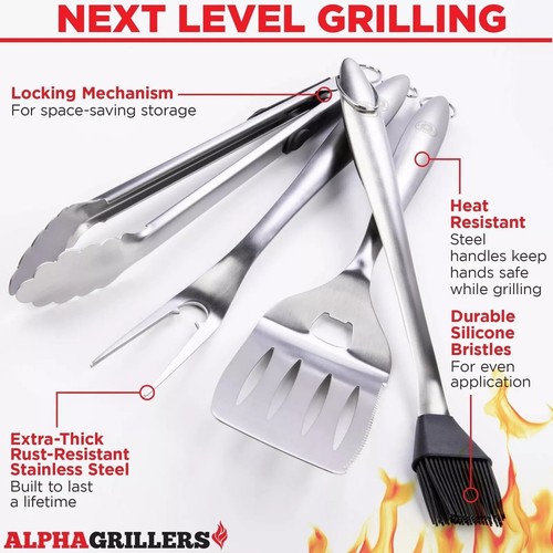 Alpha grillers grill set - alpha,