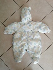 tuta intera giubbotto intero bimba bimbo neonata neonato bianco tutone 