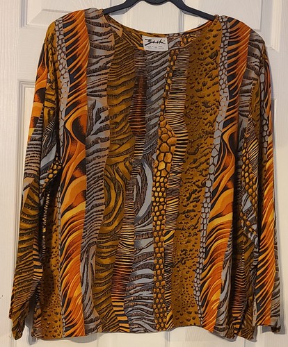 Zashi blusa vintage arancione