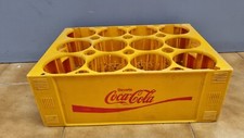 Cassetta COCA COLA vintage gialla SRIBEG ALBA 1980 piccole rotture vedi foto