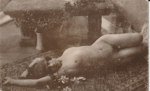 Nudo donna cartolina - nudo, di
