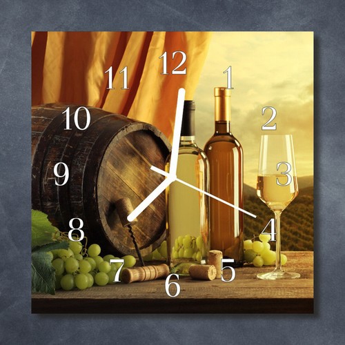 30x30 orologio vetro - orologio, in