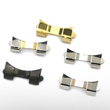 2 Pezzi Estremità Curva Cava Acciaio Inox Link 12mm-24mm Cinturino Orologio Link