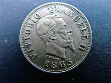 50 CENTESIMI 1863 M REGNO