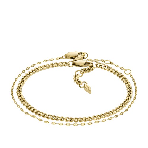 Doppio bracciale donna fossil - bracciale,