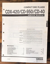 Yamaha CDX-420 CD-950 CD-40