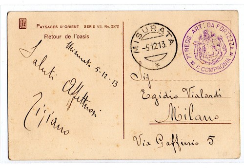 Libia 1913 misurata - misurata,