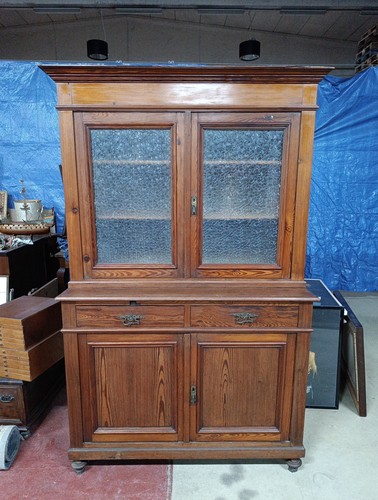 Credenza doppio corpo epoca - credenza,