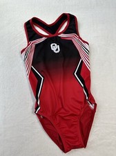 Body OU University of Oklahoma NCAA Big 12 Ginnastica GK PRIMA atleta indossato!