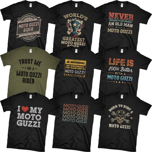 Magliette moto guzzi - moto,