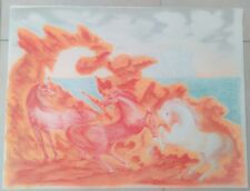 ALIGI SASSU LITOGRAFIA CAVALLO