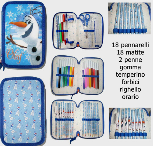 Olaf frozen astuccio scuola - frozen, 3