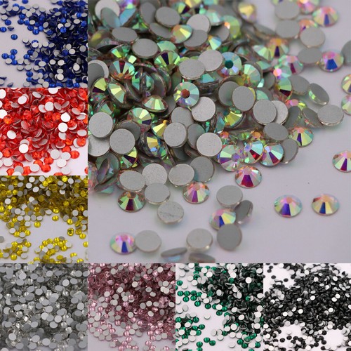 Cristallo glitter flatback - glitter, ab