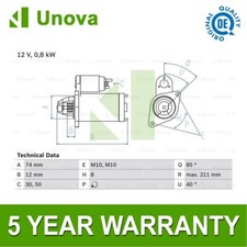 Motorino avviamento Unova