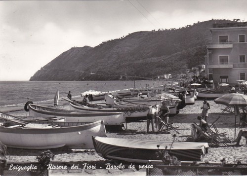 Laigueglia 1960 fishing - laigueglia,