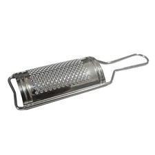 GRATTUGIA 18cm ACCIAIO INOX GRATTA FORMAGGIO MANUALE UTENSILE VERDURA E FRUTTA