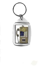 RECENTE PORTACHIAVI effige sip telefono cabina telefonica telecom italy telefoni