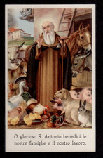 B4 Santino Holy Card SANT' ANTONIO ABATE