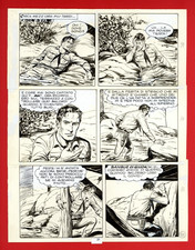 § ERIO NICOLO' - TAVOLA ORIGINALE per TEX n. 203  "Il cowboy senza nome" - 1977