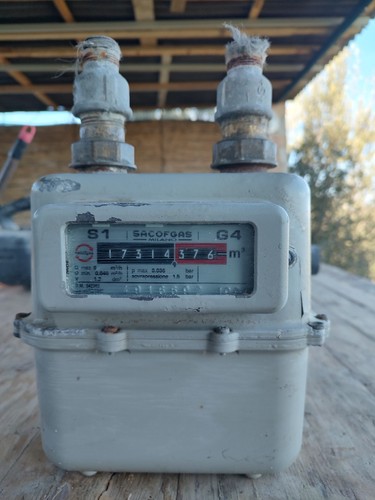 Contatore del gas - contatore, gas/metano