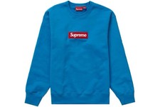 Felpa girocollo Supreme blu