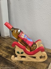 Slitta natalizia in legno