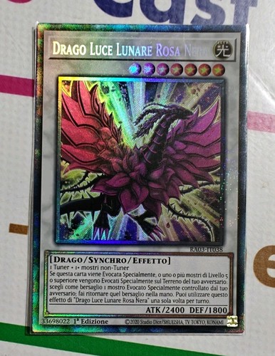 Drago luce lunare rosa nera - luce,