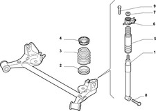 Ammortizzatore posteriore