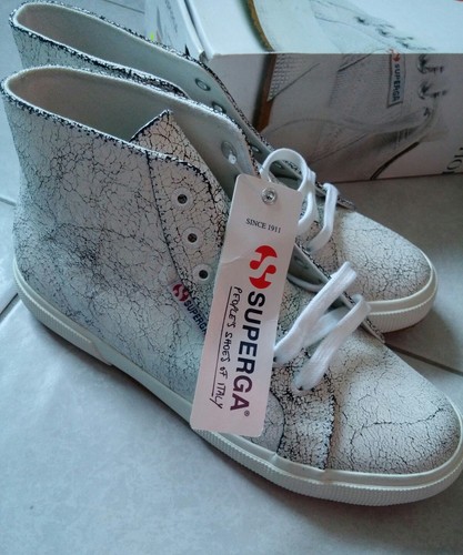 Superga sneaker crackedleaw - -,