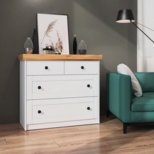 Comò credenza cassetti bianco