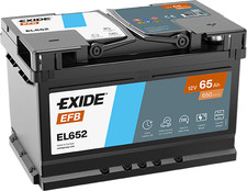 BATTERIA PER AUTO EXIDE EL652