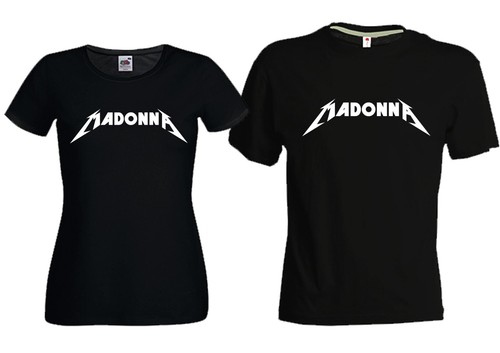 Shirt madonna nera cantante - t-shirt,