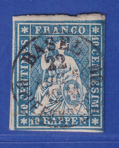 Svizzera 1854 helvetia seduta - helvetia,