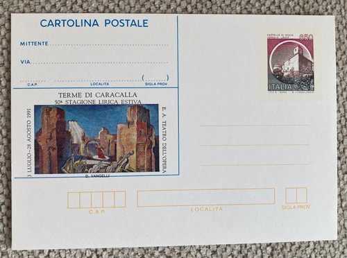 Terme caracalla cartolina - caracalla,