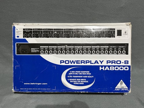 Behringer powerplay pro - powerplay, pro-8
