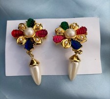 Orecchini vintage anni 80 - vintage,