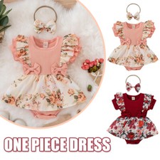 Neu Baby Mädchen Langarm