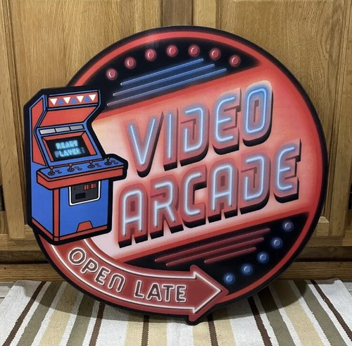 Insegna sala videogiochi - sala,