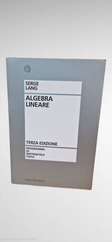 Serge lang algebra lineare - -,