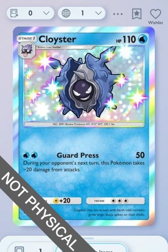 Pokemon tcg pocket cloyster - pokemon,