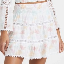 Temptation Positano donna nuovo con etichetta Ravello top lungo scala minigonna set farfalla XS