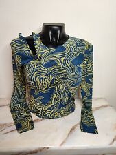 PINKO  BLUSA STAMPA SIRENA