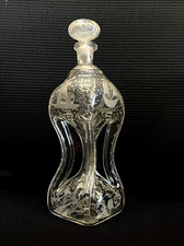 ANTICA BOTTIGLIA LIQUORE DECANTER VITTORIANO CRISTALLO MOLATO Cluk Cluk BOTTLE