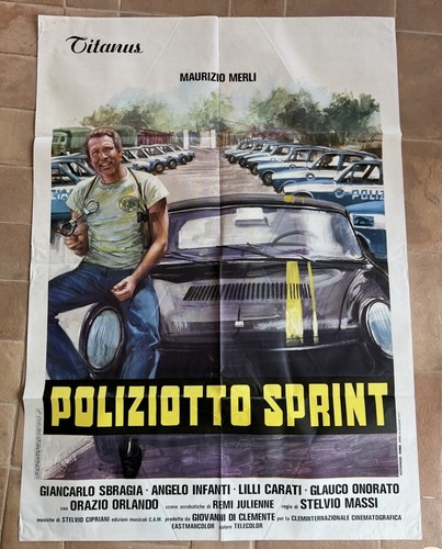 Manifesto poliziotto sprint - manifesto,