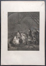 stampa antica natività gesù